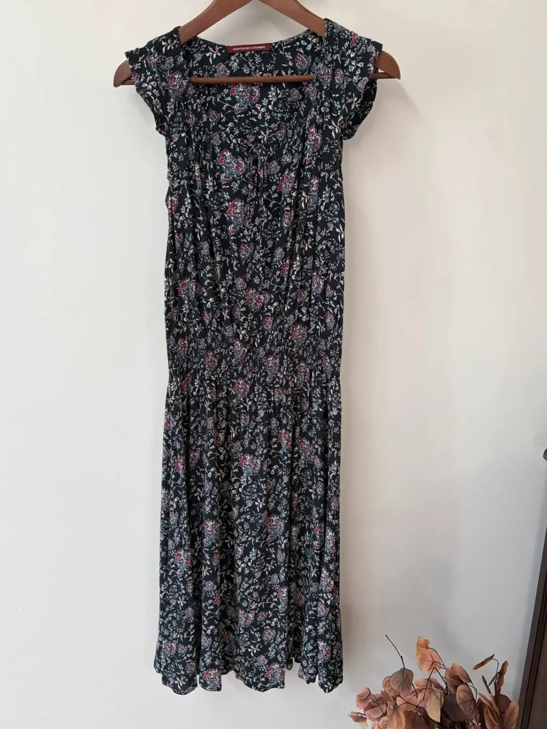 Robe Comptoir des Cotonniers 34 XS 100% viscose imprimé floral